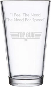 Top Gun I Feel The Need The Need for Speed Pint Bierglas - Bild 1 von 1