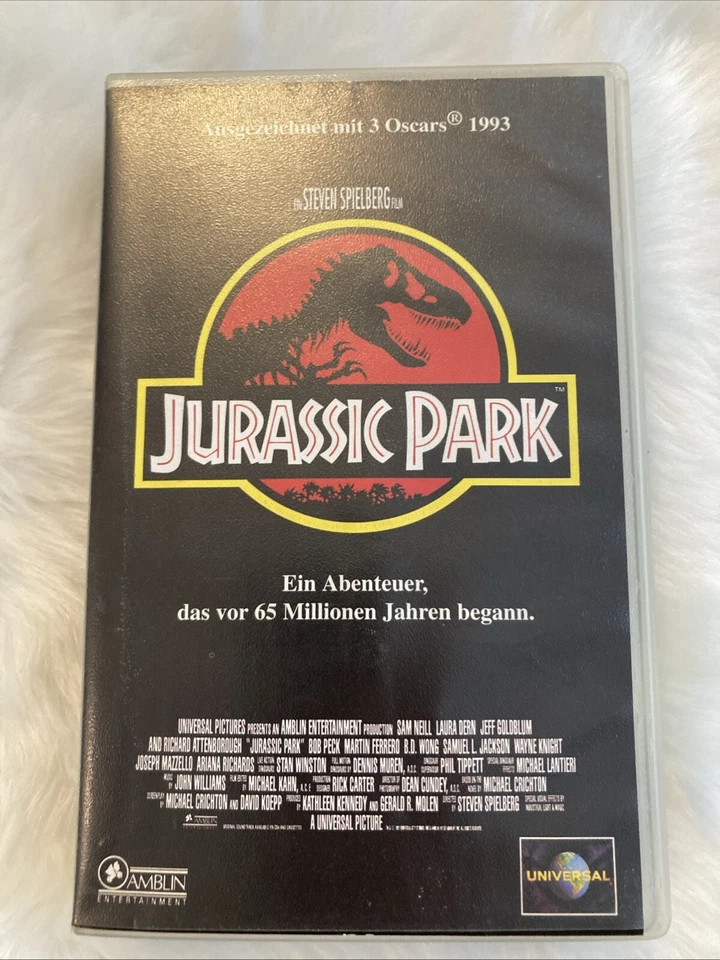 VHS Jurassic Park Original Kinoformat von Steven Spielberg (3 Oscars) - Bild 1 von 4