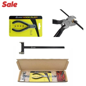Archery T Shape Bow Square Ruler+ String Nocking Points Pliers String Knock Set  - Picture 1 of 11