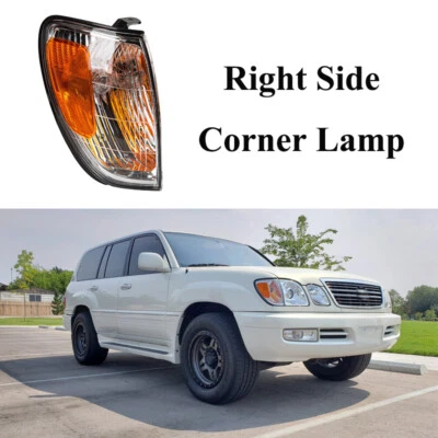 Luz de señal de giro del parachoques delantero derecho del pasajero para Lexus LX470 1998-2007 Foto 1 de 4