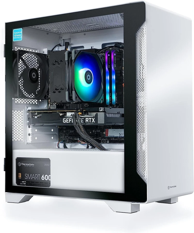 Desktop para jogos Thermaltake LCGS Glacier i360 R4 16GB RTX 3060 S1GL-B66R-360-LCS - Imagem 1 de 1
