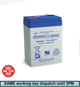 REPLACEMENT BATTERY for MOST 6V Kids Ride-On Motorbikes - RiiRoo, TEMA, Toyzz, +