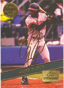 CLIFF FLOYD: 1994 SIGNATURE ROOKIES GOLD STANDARD INSERT CARD #GS10 - Picture 1 of 2