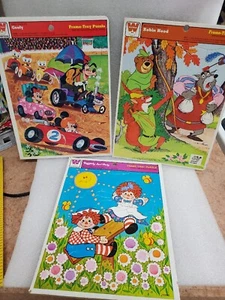 Vintage Whitman Frame Tray Childs Puzzles Walt Disney Productions Raggedy Ann... - Picture 1 of 8