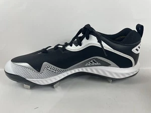 Adidas Icon 6 Bounce Metal Baseball Cleats Black White Mens Size 13 EG7603 NEW - Picture 1 of 8