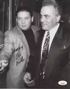 SAMMY THE BULL GRAVANO FIRMATO A MANO 8X10 JSA Cert. Cosa Nostra Mafia O'C O.G. - Foto 1 di 5