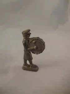 Miniature Pewter Drummer Solider 1.75" - Picture 1 of 5
