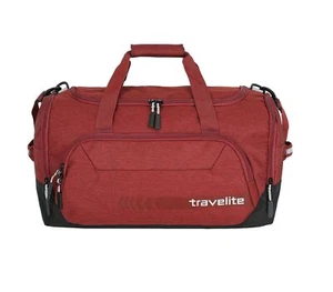 travelite Kick Off Duffle M borsa da viaggio borsa sportiva borsa rossa nera nuova - Foto 1 di 4