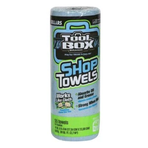 Sellars Tool Box Blue Shop Towels 55, 110, 165, 200, 220, 275, 330 Toolbox Towel - Picture 1 of 17