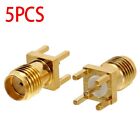 Sma Rf Coax Female Socket Port With 4Mm Mount For Mini Wave For Wifi Antenna