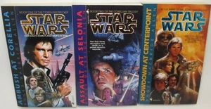 Star Wars THE CORELLIAN TRILOGY Paperback 1-3 Complete Roger MacBride Allen 1995 - Picture 1 of 4