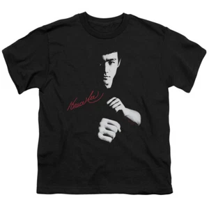 BRUCE LEE THE DRAGON AWAITS Licensed Kids Boys Girls Graphic Tee Shirt SM-XL - Picture 1 of 3
