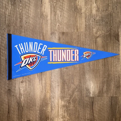 Oklahoma City Thunder OKC Pennant NBA Blue Cover