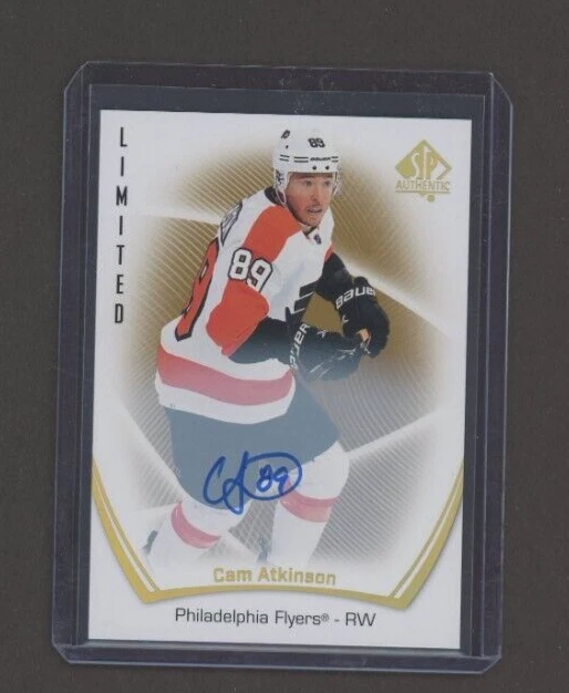 2021-22 SP Authentic Limited Autographs #98 Cam Atkinson - Image 1 of 1