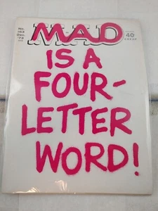 Mad Magazine December 1973 No. 163 MAD Four Letter Word Complete - Picture 1 of 7