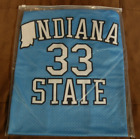 XL Men's Basketball Jersey Larry Bird #33 Indiana State Jersey Top Stitched