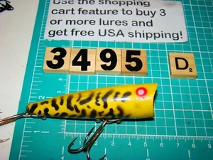 V3595 D VINTAGE PICO POP FISHING LURE - Picture 1 of 5