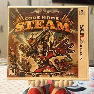 CODE NAME STEAM FOR NINTENDO 3DS NEW SEALED - Picture 1 of 6