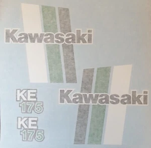 DECAL KIT SUITABLE FOR KAWASAKI KE125 KE175 1981 - Picture 1 of 6