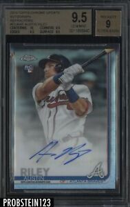 2019 Topps Chrome Update Refractor Austin Riley RC Rookie AUTO BGS 9.5