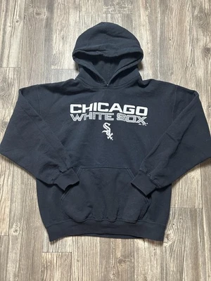 Sudadera con Capucha Chicago White Sox Para Hombres Mediana Majestuosa Pullover MLB Sudadera de Béisbol Foto 1 de 4