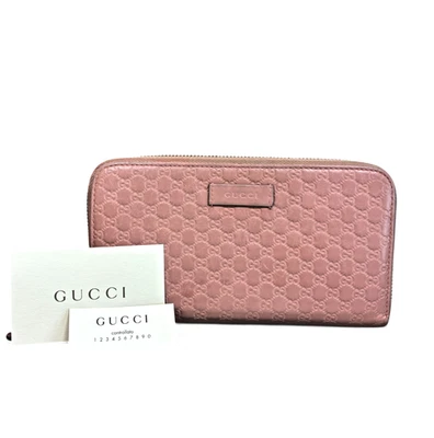 GUCCI Guccissima Cartera Larga Cremallera Alrededor con Caja USADA Italia Foto 1 de 4
