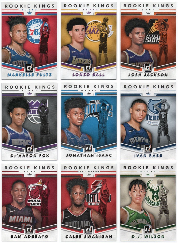 2017-18 Donruss Rookie Kings RC - Pick Any - Image 1 of 1