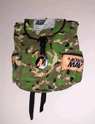 Action Man Mochila Vintage 1994 Entrenamiento Básico Exterior Supervivencia Mochila Hasbro Foto 1 de 4