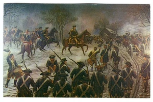 Vintage 1950s The OLD BARRACKS Trenton NJ Postcard! BATTLE of TRENTON (1776) - Picture 1 of 2