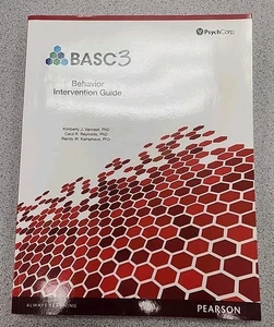 BASC-3 Behavior Intervention Guide Vannest, Reynolds 2015 Paperback BASC3 Manual - Foto 1 di 5