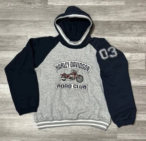 Harley Davidson Hoodie Sweatshirt Pullover Youth Size Large 14/16 - Picture 1 of 6