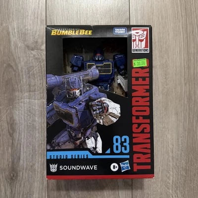 Transformers Studio Series 83 Voyager Class Bumblebee Movie Soundwave New - Image 1 of 2
