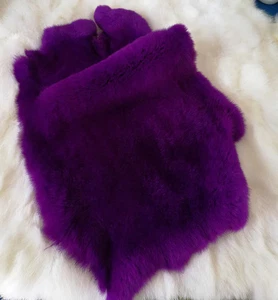 Real Natural Rex Rabbit Fur Skin Pelt Hide 40*25cm Crafting Fur Leather - Picture 1 of 31