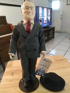 Effanbee President Franklin Roosevelt Doll With Stand - Picture 1 of 2
