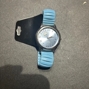 Orologio AVON Counting Critters Silicone Colore Blu Cinturino Elastico Quarzo - Foto 1 di 3