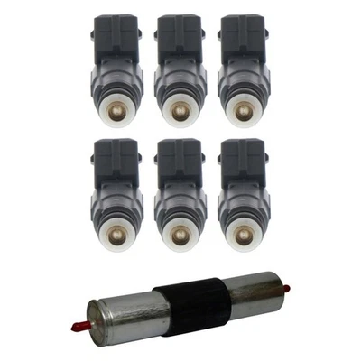 For BMW Z3 1997-2000 Bosch BNDL-0595-196598 Fuel Injector w Fuel Filter Kit Foto 1 de 4