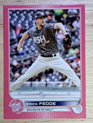 Erick Fedde /50 (Bookend)💥2022 Topps Update Series - Nationals - Image 1 of 3