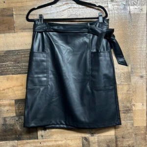NWT Bagatelle Collection Faux Leather Skirt Women's Size 12 - Picture 1 of 5