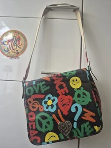 Original MOSCHINO Redwall Vintage Graffitis Tasche - Bild 1 von 7