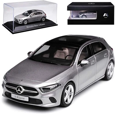 MERCEDES BENZ A CLASS W177 2017 MOJAVE SILVER METAL HERPA B66960427 1/43 KLASSE