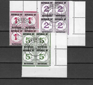 BOTSWANA 1967 SG D13/D15 GEBRAUCHT - Bild 1 von 1