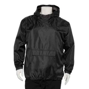 14 - 020 NWT Men's CHAMPION Big & Tall Anorak Jacket Black - Picture 1 of 1