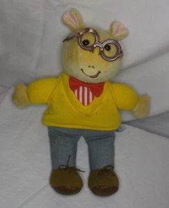VTG 1995 Arthur Ardvark Plush Doll Marc Brown 1995 Eden Stuffed Toy Small 10” - Picture 1 of 7