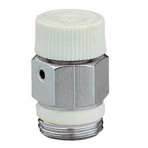 Válvula de enchufe de purga de ventilación de aire de radiador manual Caleffi de 1/8" 1/4" 3/8" sin necesidad de llave - Imagen 1 de 3