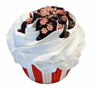 Cupcakes y pasteles falsos comida artificial falsa menta cupcake - Imagen 1 de 5