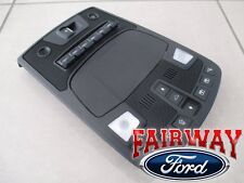 17 thru 18 F-150 RAPTOR OEM Ford Overhead Console with Upfitter Switches - Ebony