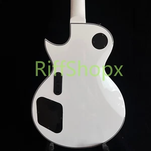Guitarra Eléctrica ESP Blanca EMG Pastilla Activa Caoba Cuerpo Sólido - Imagen 1 de 8