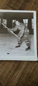 1950-51 NEW YORK RANGERS TEAM ISSUE 8X10 B/W PHOTO PAT EGAN AMERICANS BRUINS - Picture 1 of 1