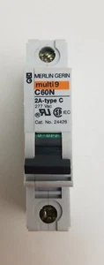 Merlin Gerin C60N Circuit Breaker 2A #8708 - Picture 1 of 5