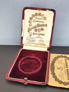 Ulysse Nardin Lederbox für Taschenuhren bis 49mm & Garantie - Bild 1 von 14